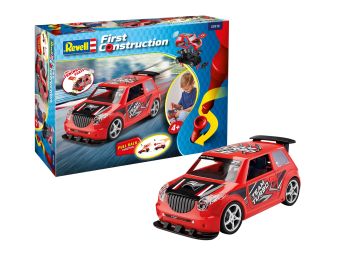 REV00910 - Rally car with red friction to assemble