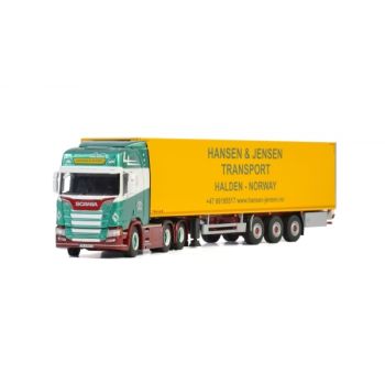 WSI01-2652 - SCANIA R Highline with HANSEN & JENSEN 3-axle refrigerated trailer