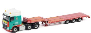 WSI01-3133 - DAF XF Space Cab 6x2 with 3 axles heavy equipment carrier SCALES