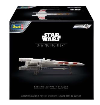 REV01035 - Advent calendar 2021 - X-WING Fighter STAR WARS with paint to assemble