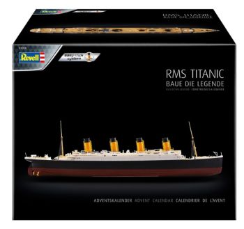 REV01038 - Advent calendar 2021 - RMS Titanic with paint to assemble