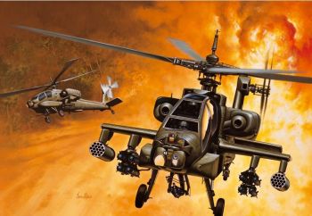 ITA0159 - AH-64A Apache helicopter to assemble and paint