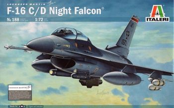 ITA0188 - Build and paint F-16C/D Night Falcon fighter jet