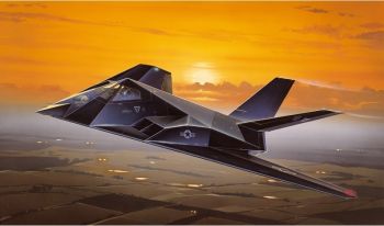ITA0189 - Build and paint F-117A Nighthawk fighter jet