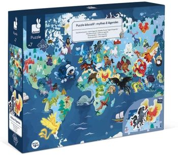 JAN02680 - Educational puzzle 350 pieces - myths and legends
