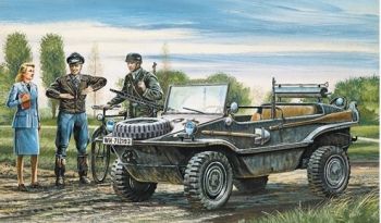 ITA0313 - Schwimmwagen vehicle to assemble and paint