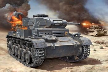REV03229 - Tank PZKPFW II AUSF. F to assemble and paint