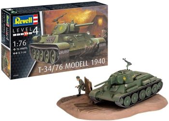 REV03294 - Tank T-34/76 model 1940 to assemble and paint