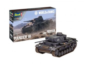 REV03501 - Tank PzKpfw III Ausf. L WORLD OF TANKS to assemble and paint