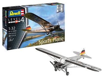 REV03835 - Sports Plane glider to assemble and paint
