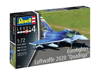 REV03843 - Eurofighter LUFTWAFFE 2020 QUADRIGA aircraft to assemble and paint