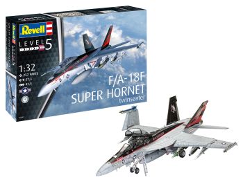 REV03847 - Build and paint F/A-18F Super Hornet fighter jet