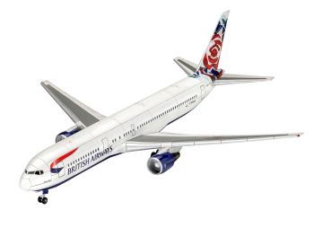 REV03862 - Airplane Boeing 767-300ER British Airways Chelsea Rose to assemble and paint