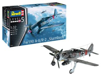 REV03874 - Aircraft Fw190 A-8 Sturmbock to assemble and paint