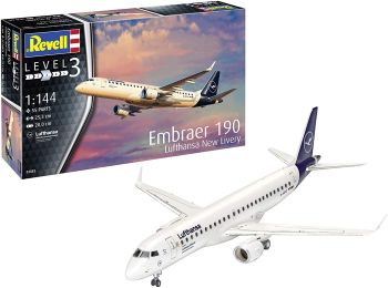 REV03883 - Aircraft Embraer 190 Lufthansa New Livery to assemble and paint