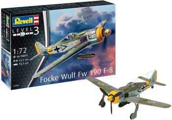 REV03898 - Focke Wulf Fw190 F-8 aircraft to assemble and paint