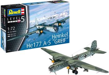 REV03913 - Airplane Heinkel He177 A-5 Greif to assemble and paint