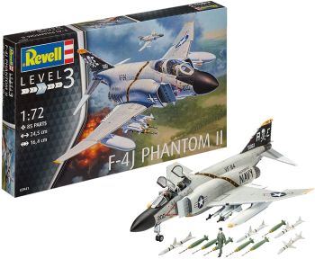REV03941 - Build and paint F-4J Phantom II fighter jet