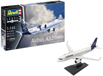 REV03942 - Airplane Airbus A320 Neo Lufthansa New Livery to assemble and paint