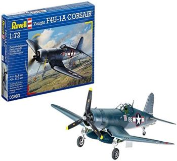 REV03983 - Vought F4U-1D Corsair plane to assemble and paint