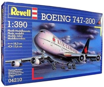 REV04210 - Aircraft Boeing 747-200 to assemble and paint