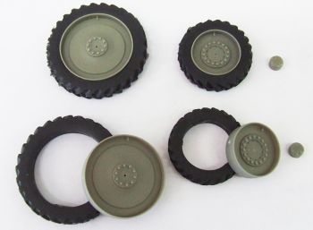 ART04211 - 4 Narrow wheels - Front 43.5mm - Rear 59mm