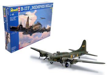 REV04297 - Airplane B-17F Memphis Belle to assemble and paint