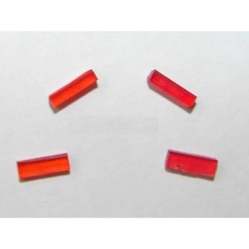 ART04303 - 2 Pairs of red and orange lights 6x2mm