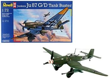 REV04692 - Aircraft Junkers Ju 87 G/D Tank Buster to assemble and paint