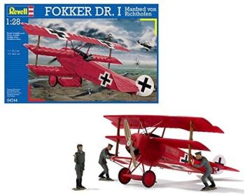 REV04744 - Fokker Dr.I Richthofen plane to assemble and paint