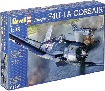 REV04781 - Vought F4U-1A CORSAIR aircraft to assemble and paint