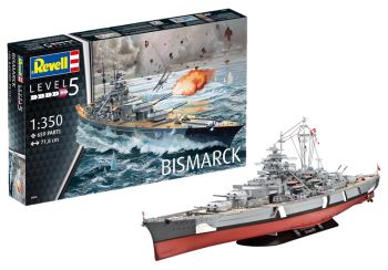 REV05040 - Bismarck boat to assemble and paint