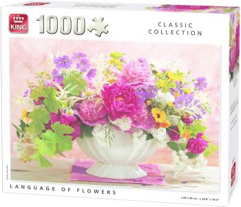 KING05377 - 1000 Piece Puzzle Languages of Flowers