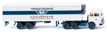 WIK054302 - MERCEDES 6x4 with refrigerated trailer 2 axles TRANSTHERMOS