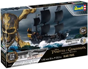 REV05499 - Pirate ship Black Pearl PIRATES OF THE CARIBBEAN to assemble and paint