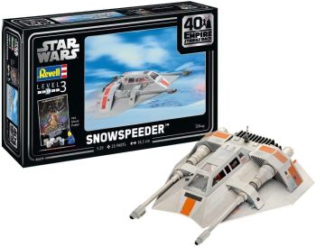 REV05679 - Snowspeeder - 40th Anniversary The Empire Strikes Back STAR WARS paint and glue included to assemble and paint