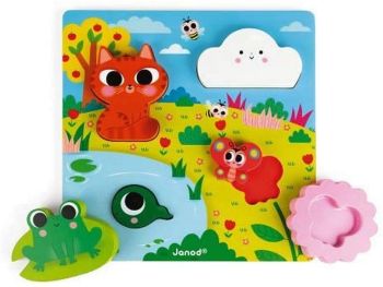 JAN07105 - 6-piece puzzle – Hide and Seek Nature