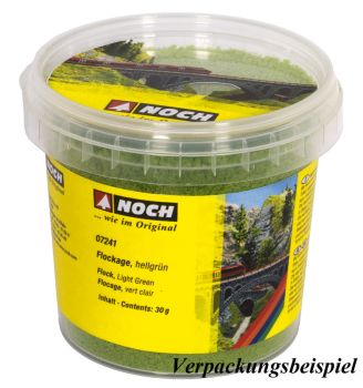 NOC07241 - Pot green flock 30g