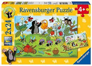 RAV088614 - Puzzle 2x24 Pieces The mole in the garden