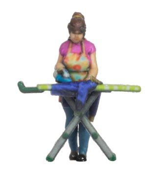 NOC10425 - Woman ironing 3D