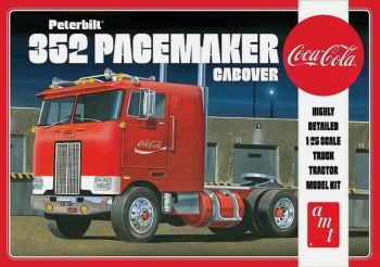 AMT1090/06 - PETERBILT 352 Pacemaker Cabover 6x4 COCA COLA to assemble and paint