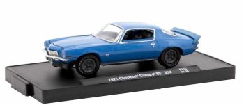 M2M-11228-115-A - 1971 Chevrolet Camaro SS350, blue, still in its original packaging.