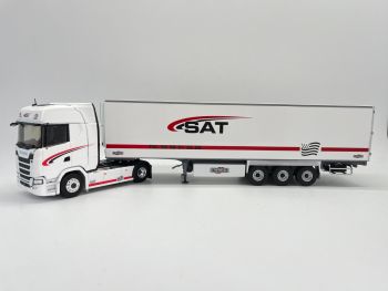 ELI117081 - SCANIA R450 4x2 with 3 Axles fridge trailer - Transport SAT