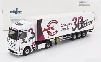 ELI117864 - MERCEDES-ACTROS 1851 4x2 with 3 Axles trailer - Transport T.S.E. France 30 ANS