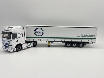 ELI118107 - IVECO S-Way 4x2 2021 with tilt trailer 3 Axles - Transport TRANSPHIL