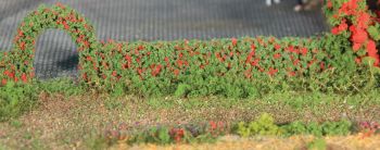 HEK11811 - 2 rose hedges - 7x14 mm - 50 cm long.