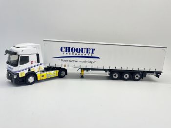 ELI118161 - RENAULT T480 4x2 2021 Colza decor with 3 Axles trailer - Transport CHOQUET