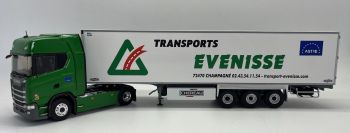 ELI118204 - SCANIA 500 S 4x2 with refrigerated trailer Transports EVENISSE