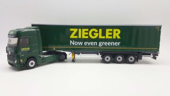 ELI118295 - MERCEDES Actros 5 BigSpace 4x2 with tarpaulin trailer 3 Axles ZIEGLER