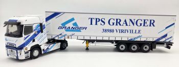 ELI118619 - RENAULT T High 2023 4x2 with 3-axle covered trailer TPS GRANGER